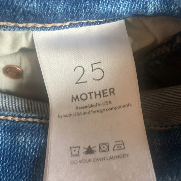 Mother Denim The Tripper Ankle Fray Play Like a Pixie Sz 25 - Picture 3 of 5